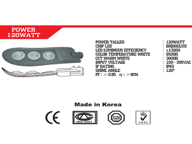 Lampu Jalan LED 120 Watt Talled 